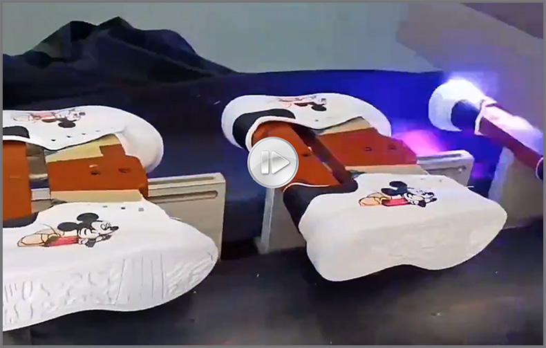 鞋子打印圖案，LR-2513高落差鞋子打印機